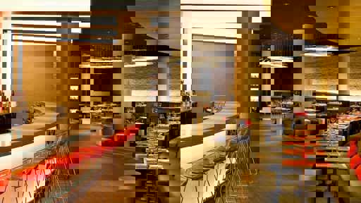 Another angle of Solaris's bar