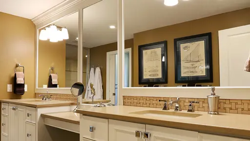 Mirror and Double Sink