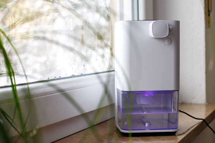 A picture of a dehumidifier