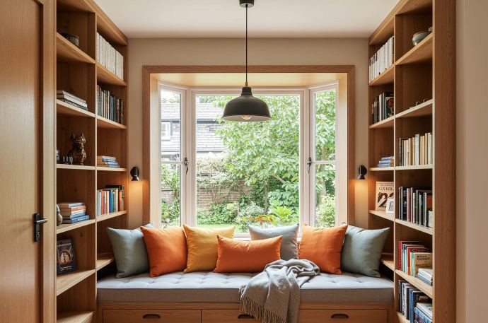 Custom Millwork + Custom Lighting