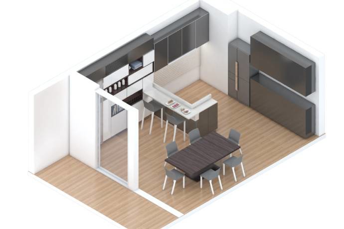 Rendered photo of a room