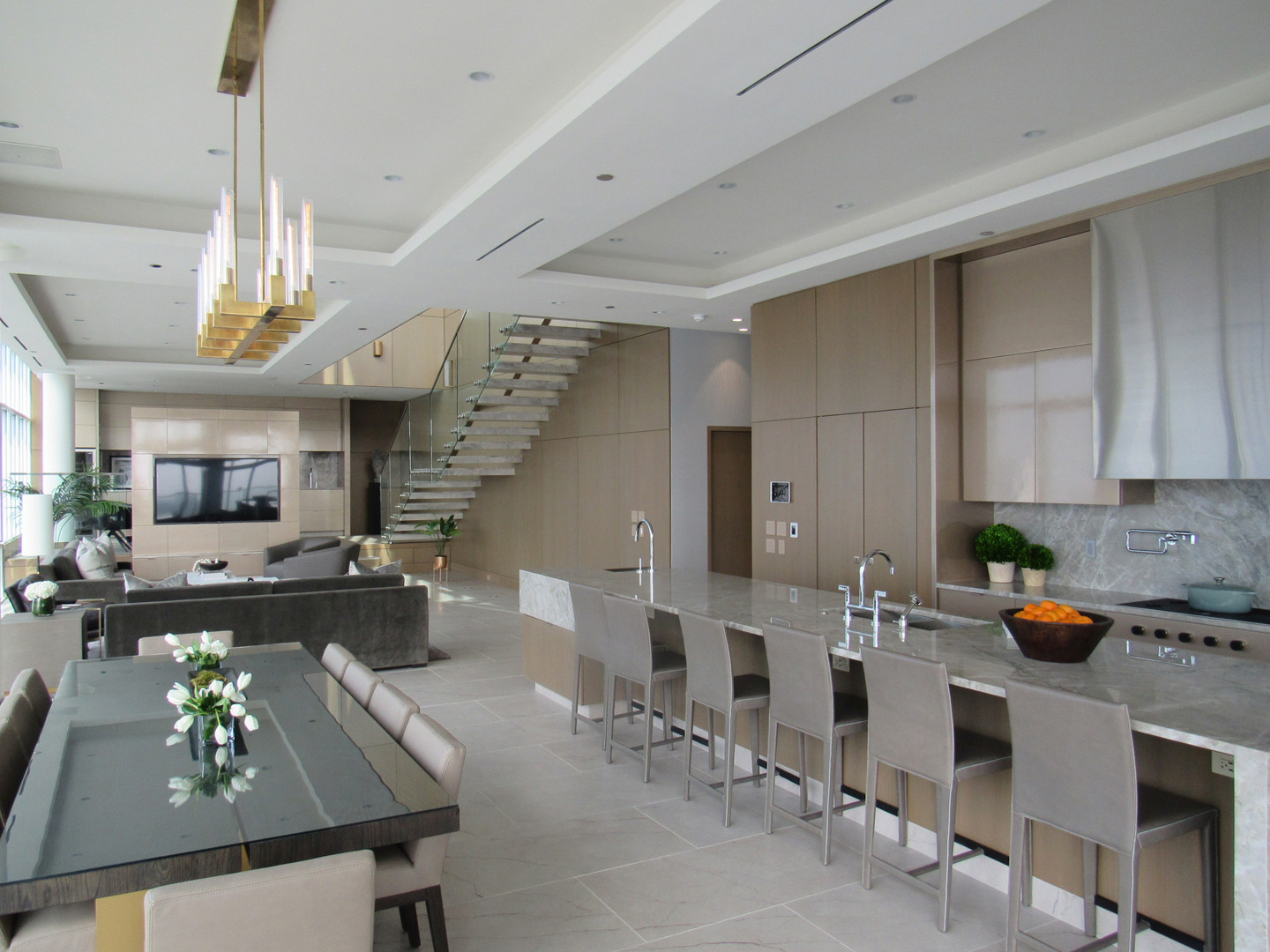 Kitchen, Dining Living Room